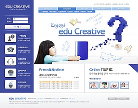 EDU CREATIVE 반응형 홈페이지제작